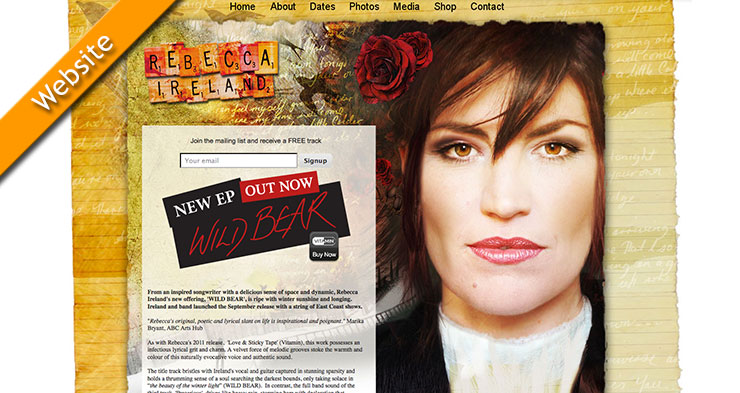 Rebecca Ireland Website