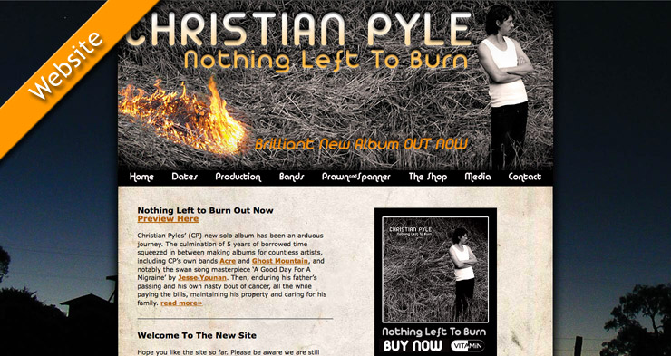 Christian Pyle Website Design