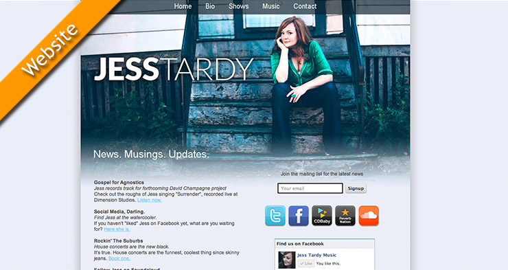 Jess Tardy Website