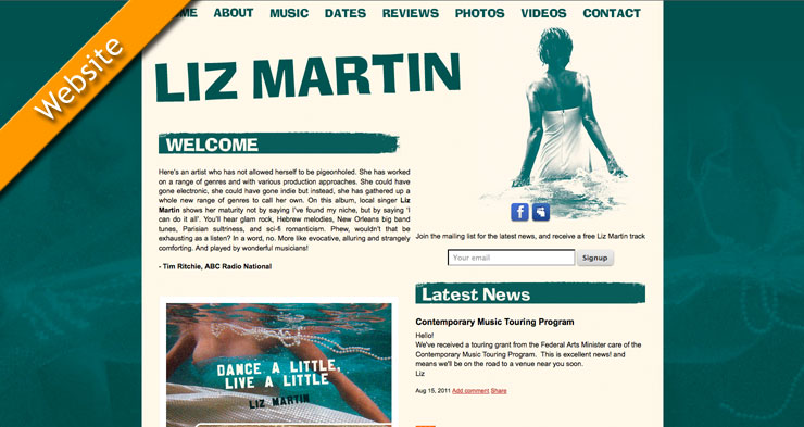 Liz Martin Website