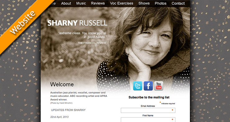 Sharny Russell Website